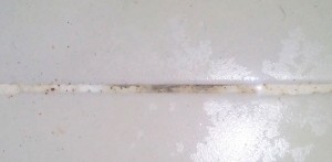 tiles with eroded grout (needs re-grouting)